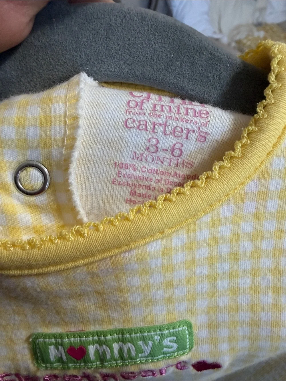 Y2K Yellow Gingham